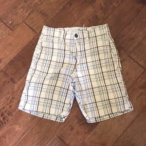 American Eagle Men’s Knee Length Plaid Shorts